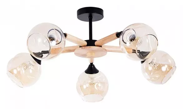 Потолочная люстра Arte Lamp Branson A4370PL-5BR