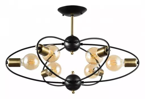 Потолочная люстра Arte Lamp Glasgow A1963PL-6BK