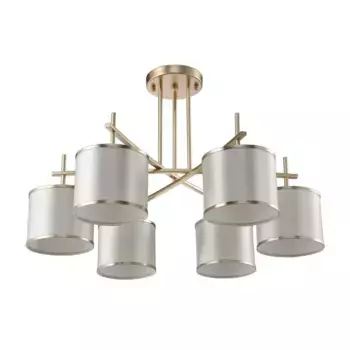 Потолочная люстра Crystal Lux Sergio PL6 Gold
