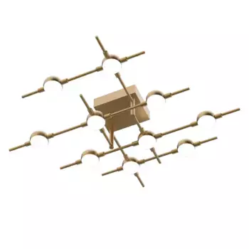 Потолочная люстра DeLight Collection Molecular MX18001067-10A gold