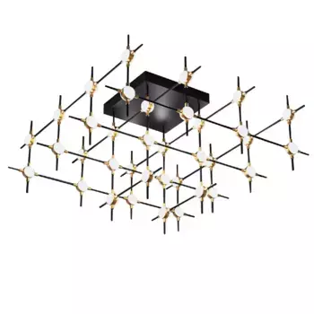 Потолочная люстра DeLight Collection Molecular MX18001067-36A black/gold