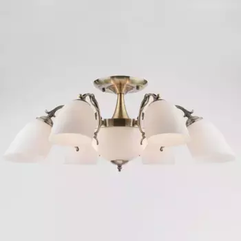 Потолочная люстра Eurosvet 22010/6+2 античная бронза