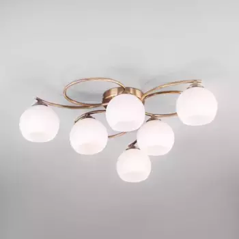 Потолочная люстра Eurosvet 30144/6 античная бронза