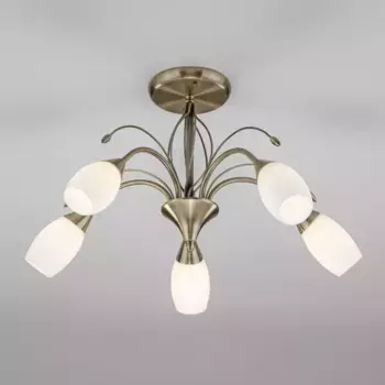 Потолочная люстра Eurosvet 30280/5 античная бронза