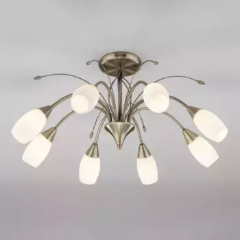 Потолочная люстра Eurosvet 30280/8 античная бронза
