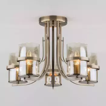 Потолочная люстра Eurosvet 60085/5 античная бронза