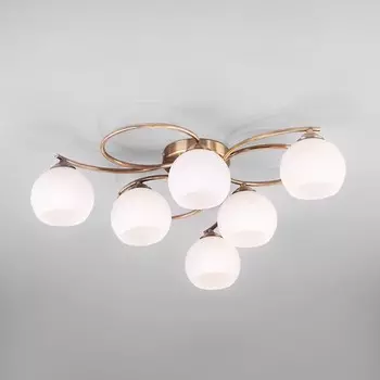 Потолочная люстра Eurosvet Alba 30144/6 античная бронза