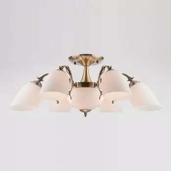 Потолочная люстра Eurosvet Ariele 22010/6+2 античная бронза