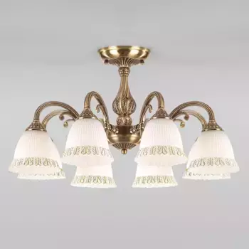 Потолочная люстра Eurosvet Campina 60107/8 античная бронза