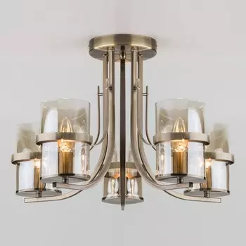 Потолочная люстра Eurosvet Coppa 60085/5 античная бронза