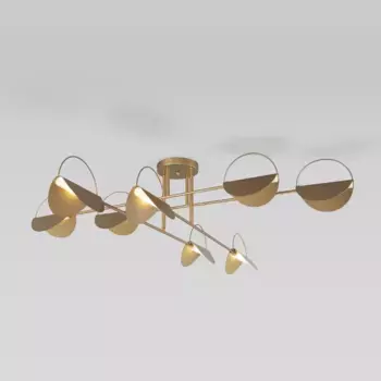 Потолочная люстра Eurosvet Grazia 70148/8 золото Smart a062039