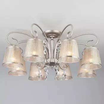 Потолочная люстра Eurosvet Liona 60065/8 серебро