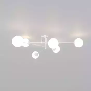 Потолочная люстра Eurosvet Netz 30181/6 белый Smart a062215