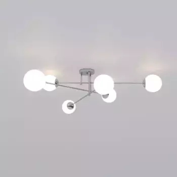 Потолочная люстра Eurosvet Netz 30181/6 хром Smart a062216