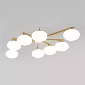 Потолочная люстра Eurosvet Opaline 70220/8 латунь Smart a065768