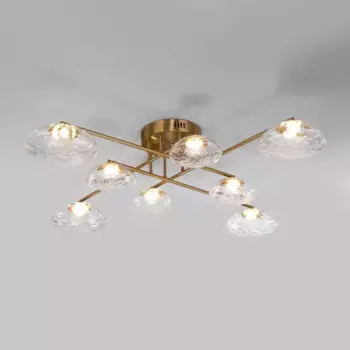 Потолочная люстра Eurosvet Ripple 50389 LED латунь a069026