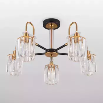 Потолочная люстра Eurosvet Tenia 70090/5 черный