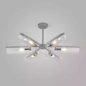 Потолочная люстра Eurosvet Trompeta 70144/6 хром