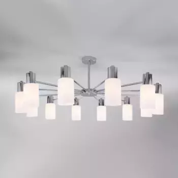 Потолочная люстра Eurosvet Vegga 70160/12 хром Smart