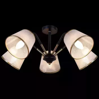 Потолочная люстра Illumico IL0344-5CSQ-79 BK AB