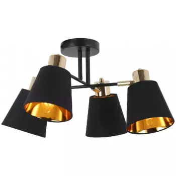 Потолочная люстра Illumico IL6116-4COU-79 BK GD Abelie