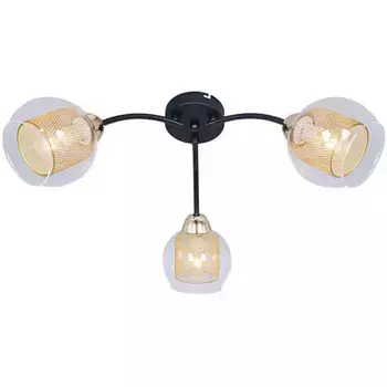 Потолочная люстра Illumico IL7163-3CIN-79 BK GD