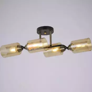 Потолочная люстра Illumico IL8148-4COU-79 BK BR Bice