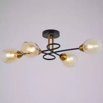 Потолочная люстра Illumico IL8263-4COU-79 BK GD Celeste