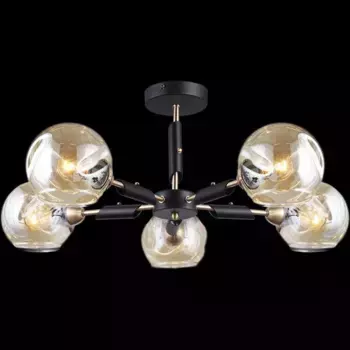 Потолочная люстра Illumico IL9474-5CSQ-79 BK AB