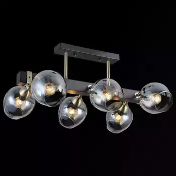 Потолочная люстра Illumico IL9736-6CSQ-79 BK AB