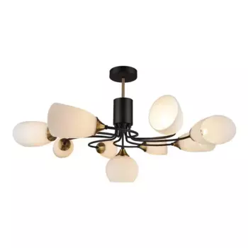 Потолочная люстра IMEX MD.3862-9-S BK+CP