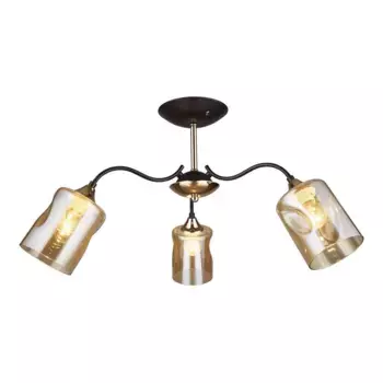 Потолочная люстра IMEX MD.4052-3-S COFFEE+FGD