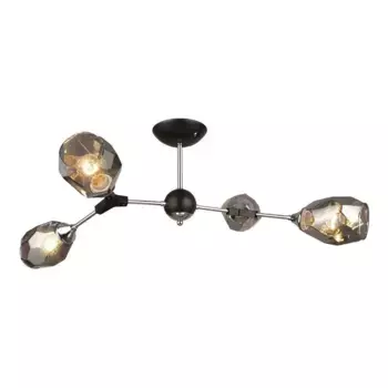 Потолочная люстра IMEX MD.4209-4-S CH+BK