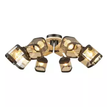 Потолочная люстра IMEX MD.4508-8-S BK+FGD