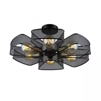 Потолочная люстра IMEX MD.5460-6-S-BK+COP