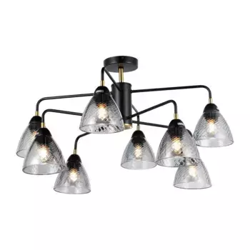 Потолочная люстра IMEX MD.74318-8-S-BK+BR