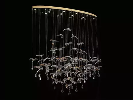 Потолочная люстра Newport Verona 8220/140 С oval gold polished М0070751