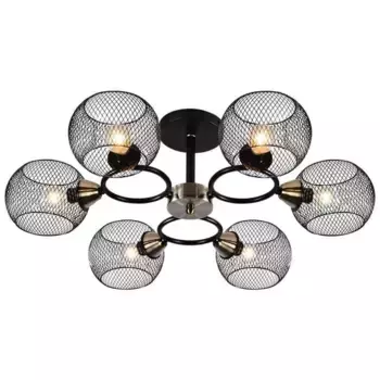 Потолочная люстра Reluce 01281-0.3-06 BK+AB