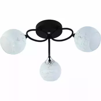 Потолочная люстра Reluce 01331-0.3-03 BK+CR