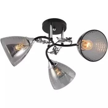 Потолочная люстра Reluce 01525-0.3-03 BK+CR