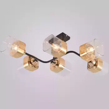 Потолочная люстра Reluce 01615-0.3-06 BK+FGD