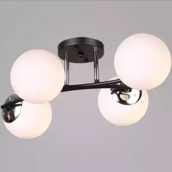 Потолочная люстра Reluce 02318-0.3-04 BK+CH