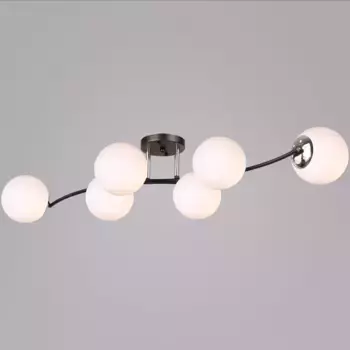 Потолочная люстра Reluce 02318-0.3-06 BK+CH