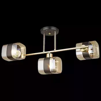 Потолочная люстра Reluce 04223-0.3-03 AB+BK