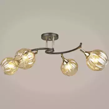 Потолочная люстра Reluce 04236-0.3-04 BK+FGD