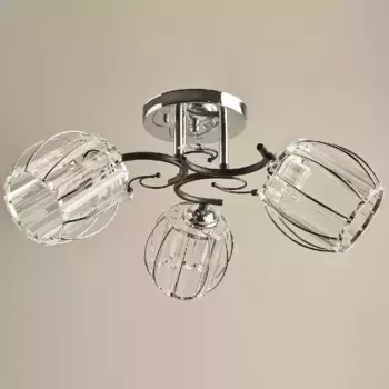 Потолочная люстра Reluce 04631-0.3-03 CR+BK