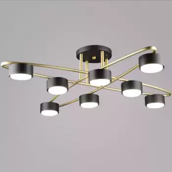 Потолочная люстра Reluce 06658-0.3-08 GD+BK GX53