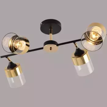 Потолочная люстра Reluce 11555-0.3-04 BK+FGD