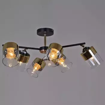 Потолочная люстра Reluce 11555-0.3-06 BK+FGD