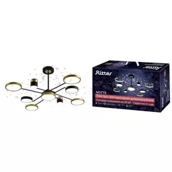 Потолочная люстра Ritter NOTTE 51630 3